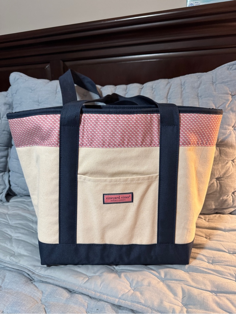 Vineyard Vines Cooler Canvas Tote/Diaper Bag/Beach Bag